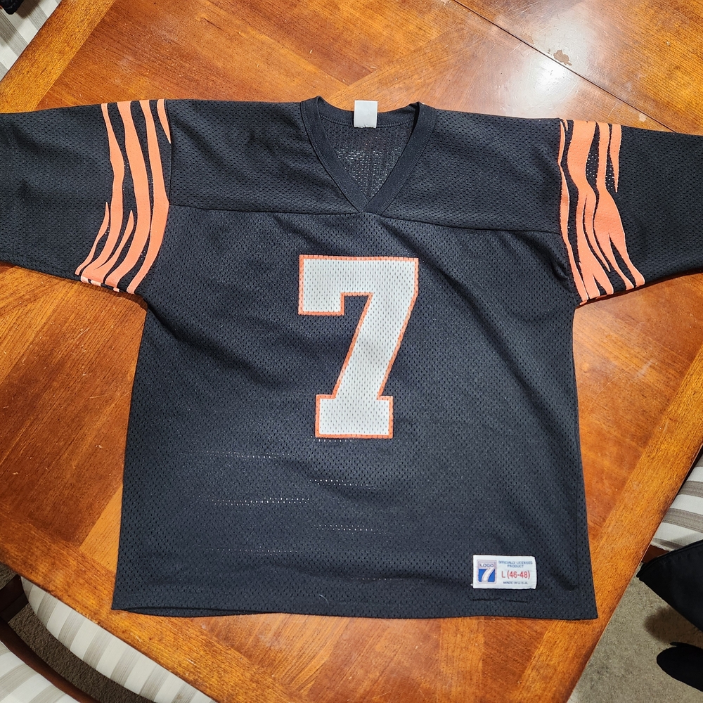 Vintage Logo 7 Cincinnati Bengals Boomer Jersey Men Size Large - Picture 2 of 5